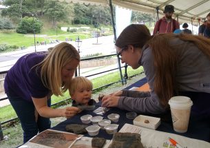 Fossil poo at the Yorkshire Fossil Festival