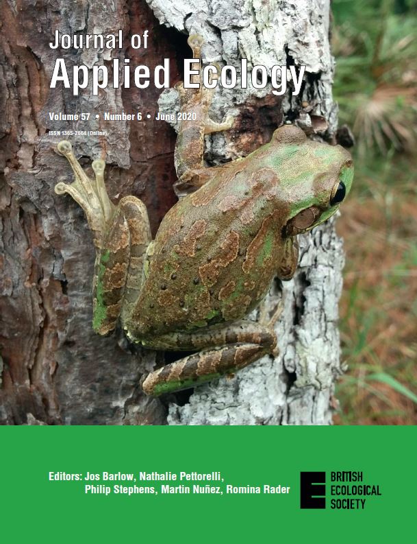 Cover of Journal of Applied Ecology