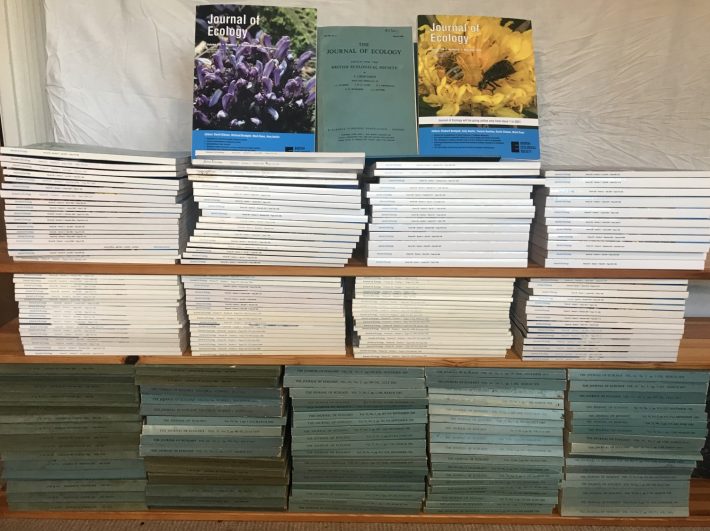 Tony Davy's collection of Journal of Ecology print issues